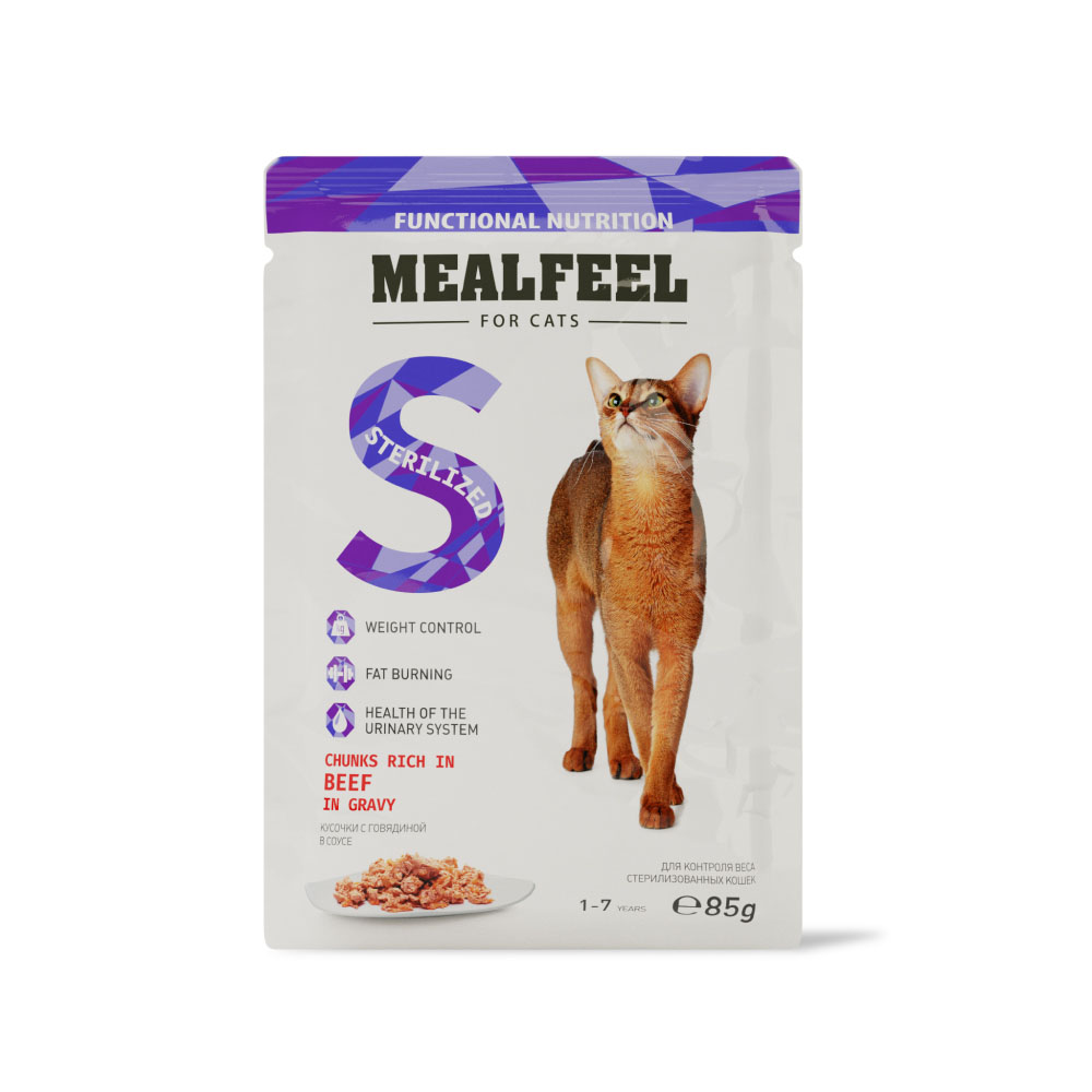 MEALFEEL Влажный корм для стерилизованных кошек